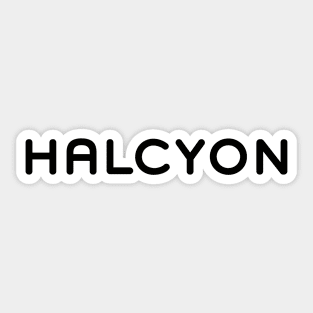 HALCYON Sticker